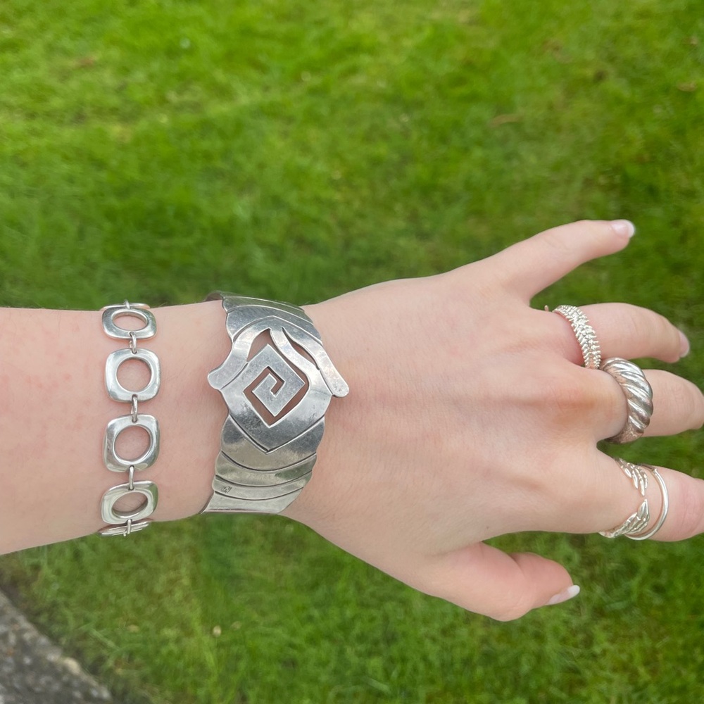 Sterling Silver 925 Cuff from Mexico